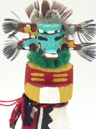 Miniature 2,  " Cloud Kachina Doll,  Navajo Indian,  Loretta Multine Mini Hopi Style
