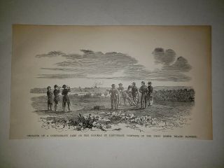1st Rhode Island Battery Lieutenant Tompkins 1896 Civil War Print