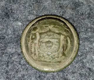 Civil War Federal Wisconsin Button (wi 1) Recovered Petersburg,  Va 15mm