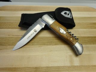 Corsica Laguiole Style Knife With Corkscrew