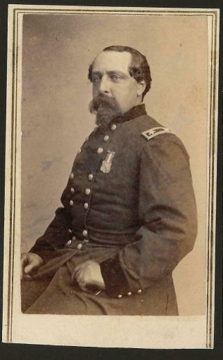 Civil War Cdv Union General Edward Ferrerro Ix Corps Battle Of The Crater