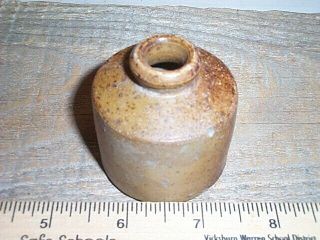 Vicksburg Civil War Dug Relic Soldiers Camp Clay Pottery Ink Bottle Crude