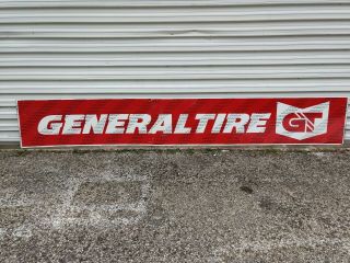 Motorcycle Tires Sign General Tire Gt Metal Sign Big 10 Feet X 18 "