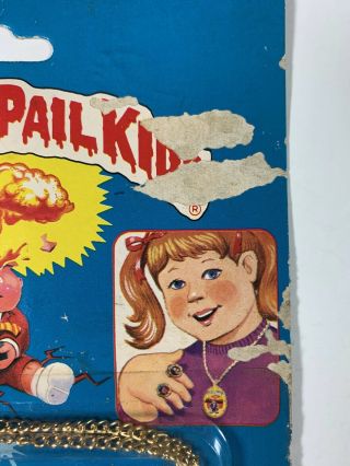 Garbage Pail Kids Vintage 1985 Imperial toy Jewelry Set Blasted Billy 2