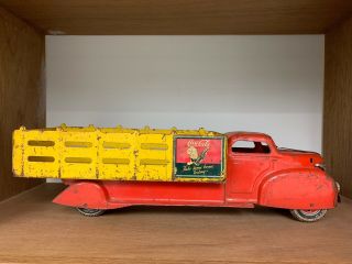 1940s Marx Coca Cola Steel Delivery Truck By Marx