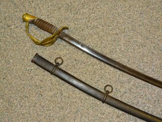 Civil War Model 1860 Cavalry Sword,  Ames 1865
