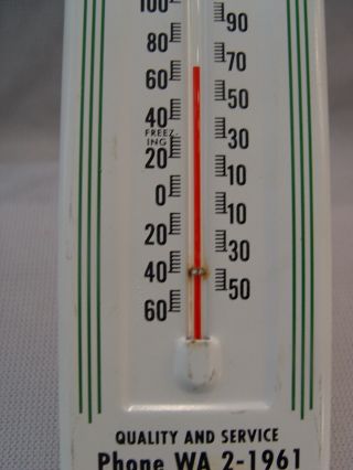 Vintage John Deere Tractors Rice Center Supply Co.  Advertising Thermometer 3