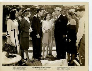 8 X 10 Photo Scene From The Falcon In Hollywood 1944 Tom Conway