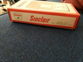 Sinclair Gas Gasoline Dino Transister Radio Gas Pump NOS Case Box 3