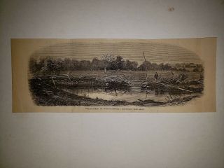 Battle Of Gettysburg Civil War General John F.  Reynolds Field 1863 Sketch Print