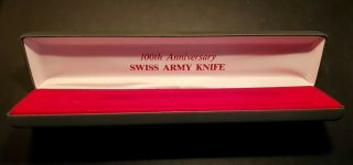 Wenger 100th Anniversary Swiss Army Knife Box Only - No Knife