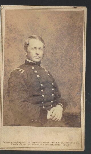 Civil War Cdv General Joe Hooker