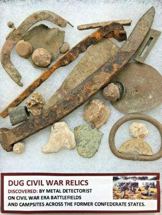 Rare Authentic Dug Civil War Relics - Battlefields - Rdciv.  15