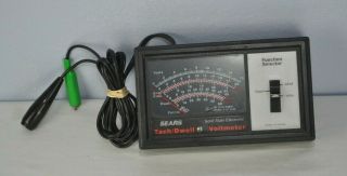 Vintage Sears Solid State Electronic Tach Dwell Voltmeter Model 161.  216500