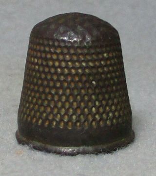 Perfect Civil War Relic Brass Thimble Recovered In Central Virginia