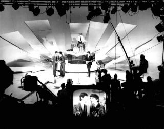 The Beatles Rehearse For Ed Sullivan Appearance,  1964 - 8x10 Photo