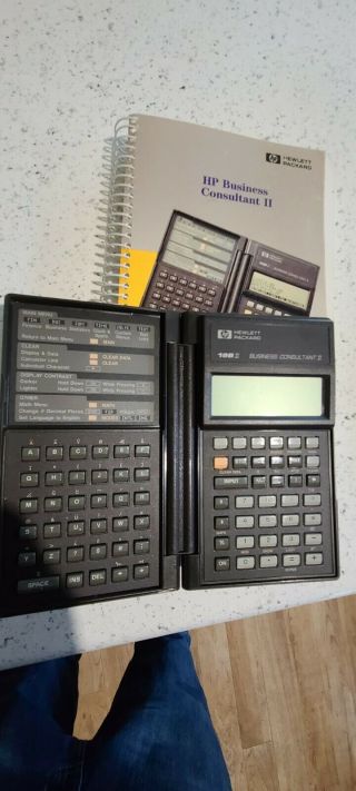 Hp 19bii Business Consultant Ii Calculator Vintage 1986