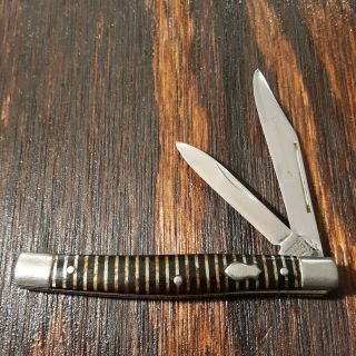 Imperial Knife Made In Usa Long Pull 2 Blade Jack Old Vintage Folding Pocket