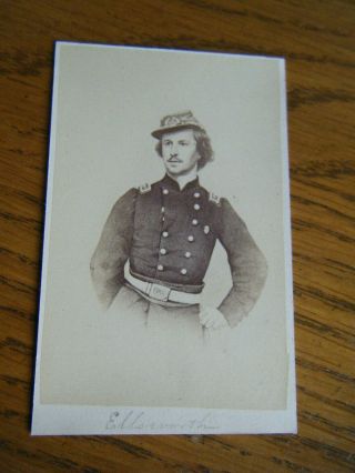 Colonel Elmer Ellsworth Engraving cdv Photograph 2