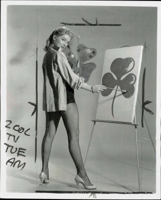 Dani Crayne American Actress Stylish Portrait 1957 Photo By Bert Six