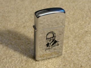 Vintage 1964 Zippo Slimline Lighter Barry Goldwater Presidential Election