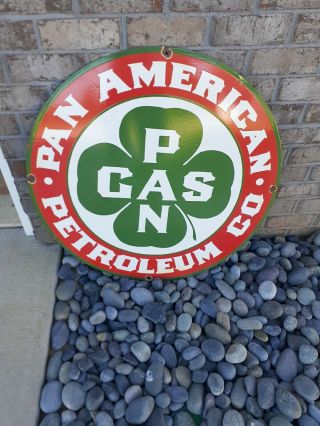 Pan American Petroleum Sign