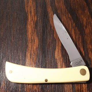 Case Xx Knife Knives Made In Usa 2014 3137 Sodbuster Yellow Plain Edge Pocket
