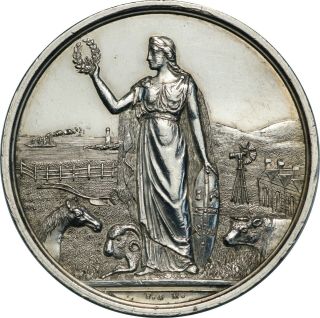 1894 Australia Royal Agricultural Society Of Victoria,  Silver First Prize Medal