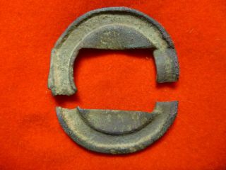 Dug Civil War Relic - Confederate 2 - piece Belt Buckle part - Winchester 2