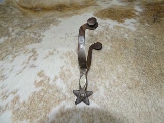 Vintage Collectable Western Cowboy Spur Silver Mounted