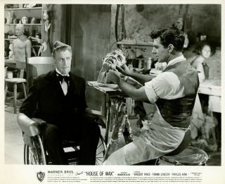 Studio Stills From The 1953 Film House Of Wax Vincent Price