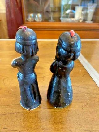 2 Vintage Thanksgiving American Indian Candles 5 