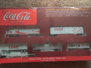 Coke Coca Cola 1/87 Scale Collectible Train Set -
