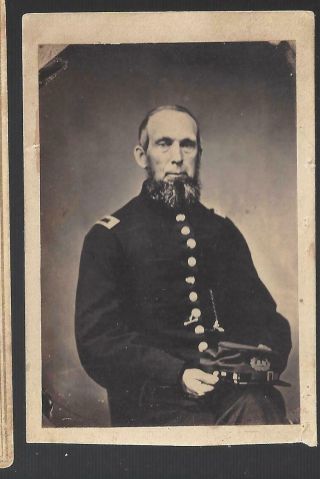 Civil War Era Cdv Union Surgeon John B Welch 12th Connecticut Vols Dod