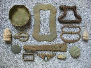 Dug Sash Buckle,  Relics From The Battle Of Reams 