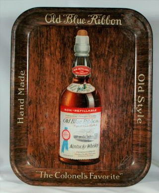 Old Blue Ribbon Tray The Colonel 