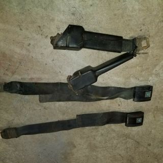Vintage Chevy Seat Belt And Retractors From 1969 Chevrolet Truck C10