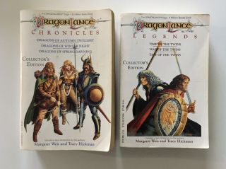 Tsr Ad&d Vintage Dragonlance Chronicles & Legends Collector 