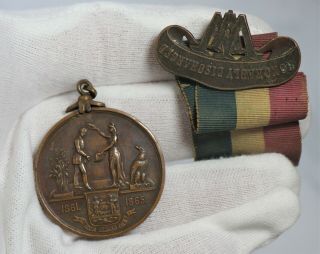 West Virginia Civil War Honorable Discharge Medal Conrad Pfaff Bat Y C Li Artly
