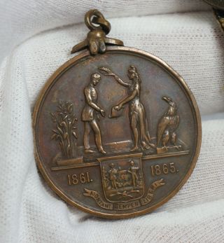 West Virginia Civil War Honorable Discharge Medal CONRAD PFAFF BAT Y C LI ARTLY 2
