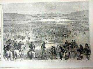 1865 Illustr Civil War Newspaper Lee Surrenders To Grant Appomattox Courthouse