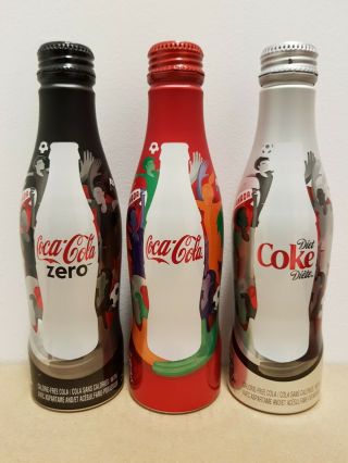 " Rare " 3 Coke Bottles Coca - Cola " Fifa Womens Wc " (canada) 2015