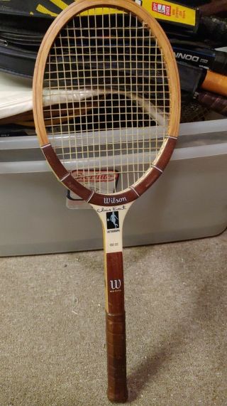 Vintage Wilson Tennis Racket Chris Evert Autograph 4 1/4 Grip Championship Play