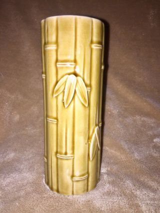 Vtg Orchids Of Hawaii R - 6 Japan Ceramic Bamboo Style Tiki Mug 7”