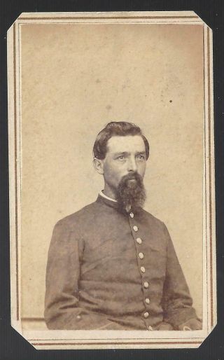 Civil War Cdv Union Sgt Salem Morse 7th Iowa Cavalry