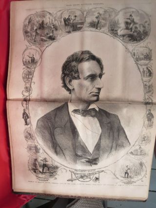 Dec 1860 - Dec 1861 Leslies Illustrated Newspaper Ny Beginning Of Civil War Book