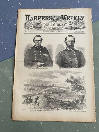 Complete 1861 - 1865 Illustrated Civil War Newspaper Harper 