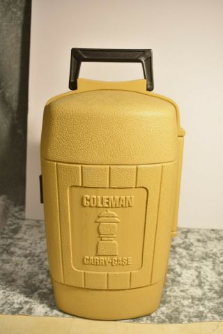 Classic To Vintage Green Coleman Lantern With Carrying Case;born 1980