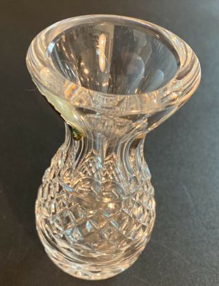 Vintage Waterford Crystal Cut Glass VASE 3 - 3/4 