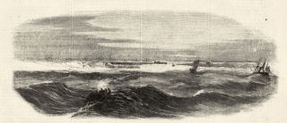 Civil War Landing Of Gen Nathaniel Banks At Brazos Santiago - Texas Expedition